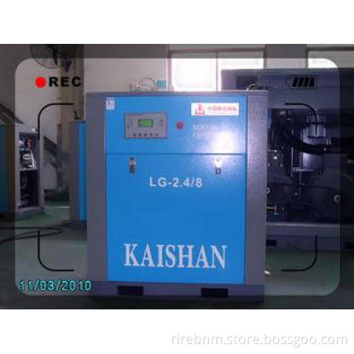 15Kw 61CFM Stationary Screw Air Compressor , Silent Air Com